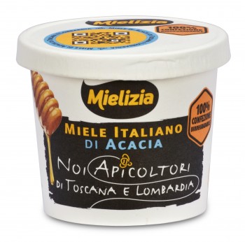 Melizia-contenitore di miele italaino di acacia.